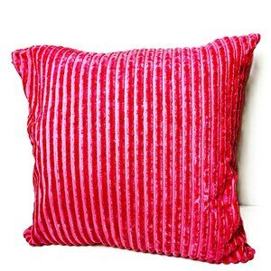 Missoni Home Ribbet Velvet Decorative Pillow 23x23 in. Luxury Designer Cushion
